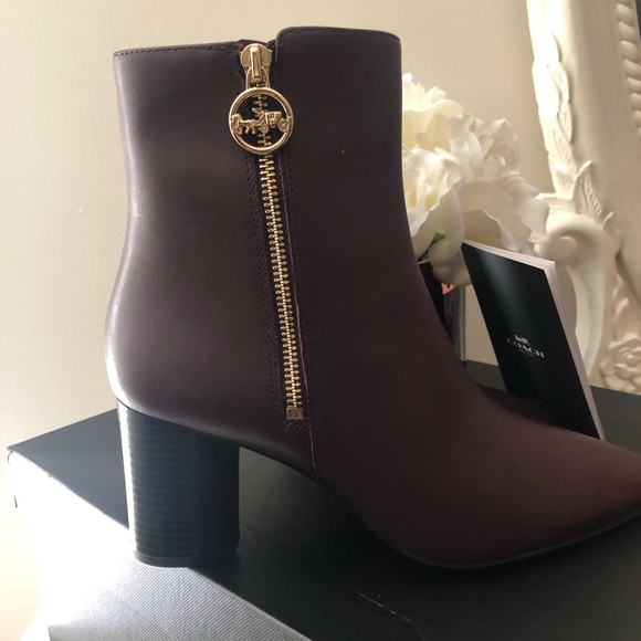 🎀Coach Iris🌸 Leather Booties - Picture 8 of 11